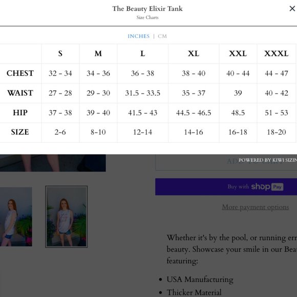 Beauty Elixir Sleeveless Shirt White Tank Graphic Tee ALL SIZES! NWT - Picture 6 of 6